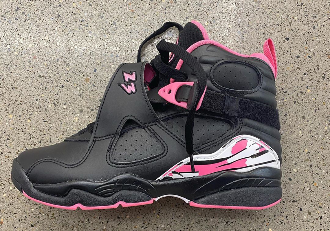 pink and black michael jordan shoes