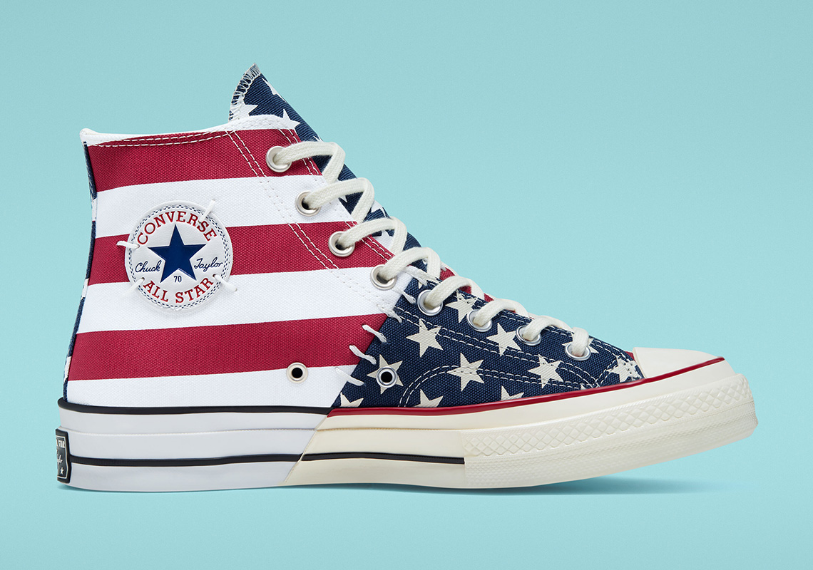 patriotic converse sneakers