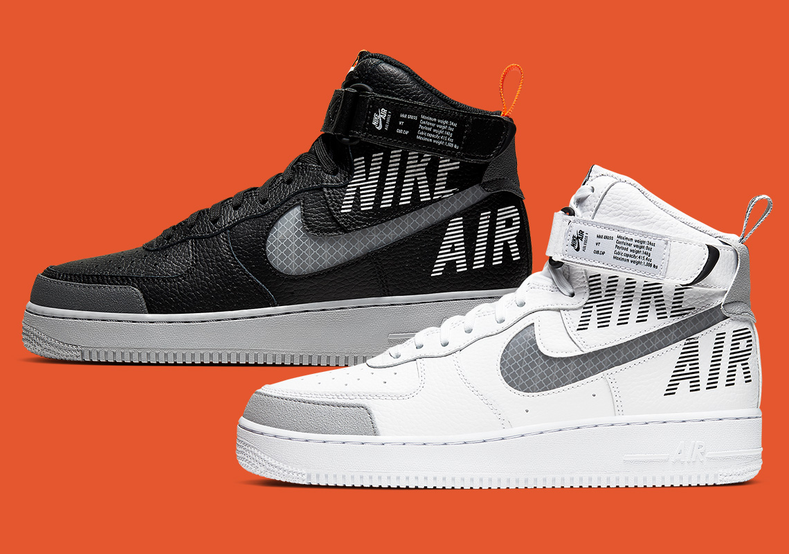 Nike Adds Chainlink Swooshes And Shutter Logos To The Air Force 1 High