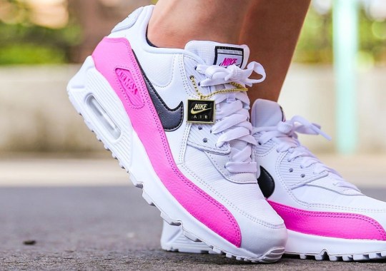 The Nike Air Max 90 “China Rose” Comes With A Logo Pendant