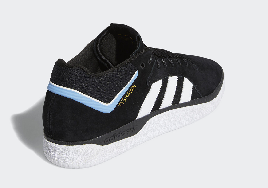Adidas Tyshawn Black White Blue Ee6076 5