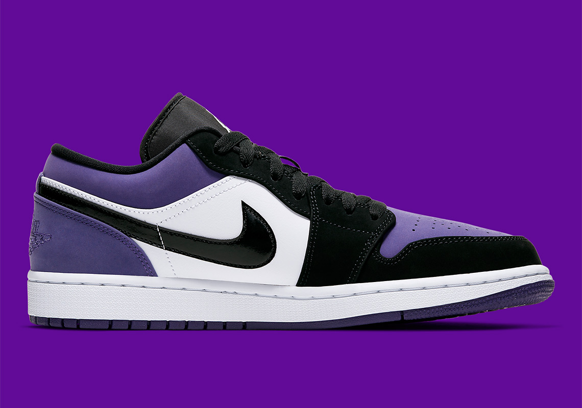 Jordan 1 Low Court Purple 553558-125 Release Info | SneakerNews.com