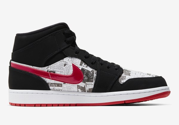 Air Jordan 1 Mid Newspaper 852542-061 | SneakerNews.com