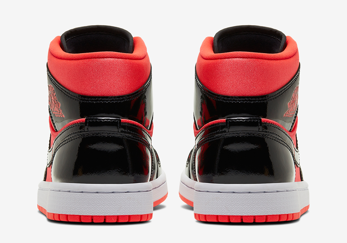 Jordan 1 Mid Women's Black Hot Punch BQ6472-600 Release Info ...