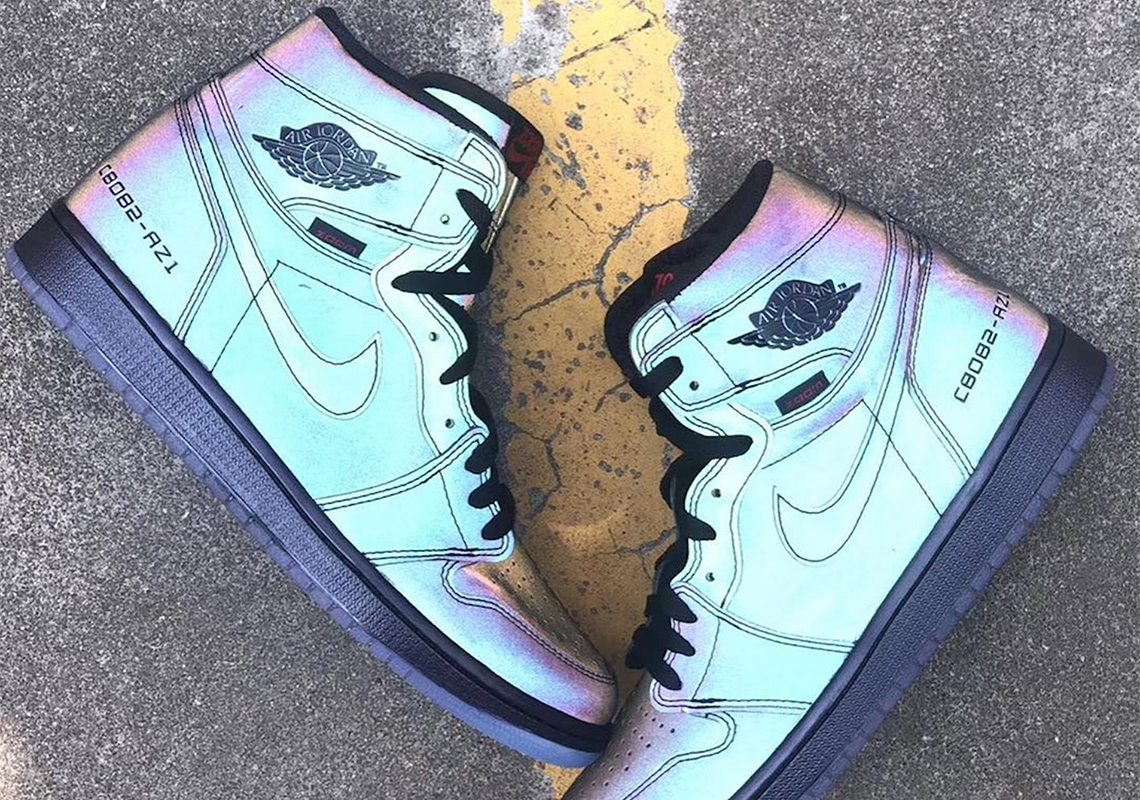 holographic air jordans