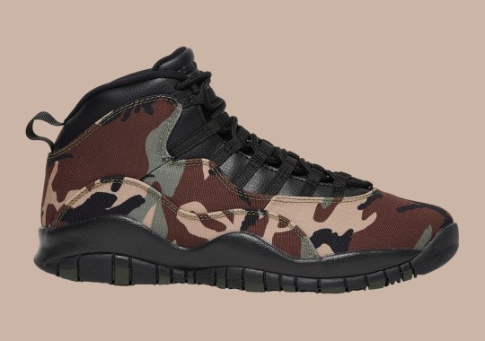 The Air Jordan 10 “Camo” Releases On August 31st