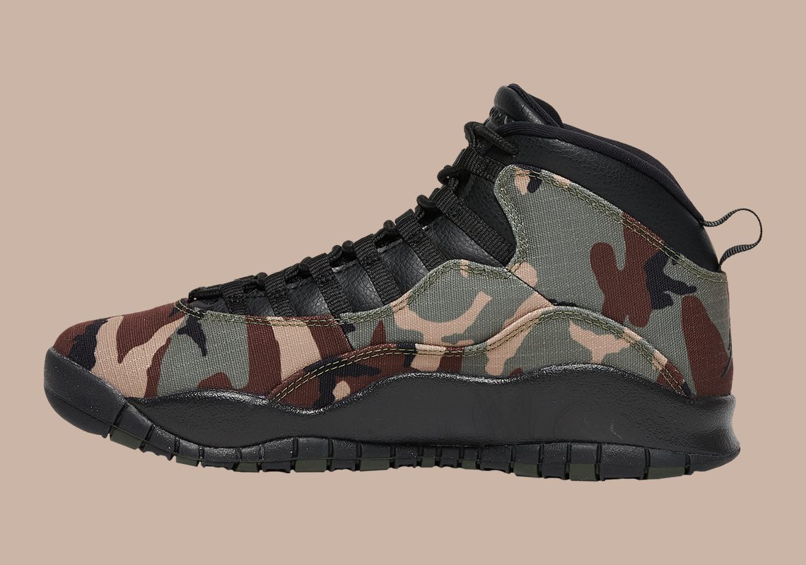 camo jordans 10