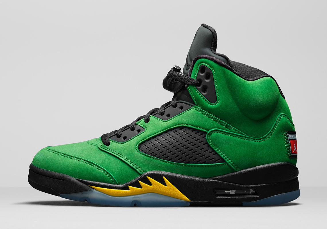 Air Jordan 5 Oregon Green Black Ck6631 307 1