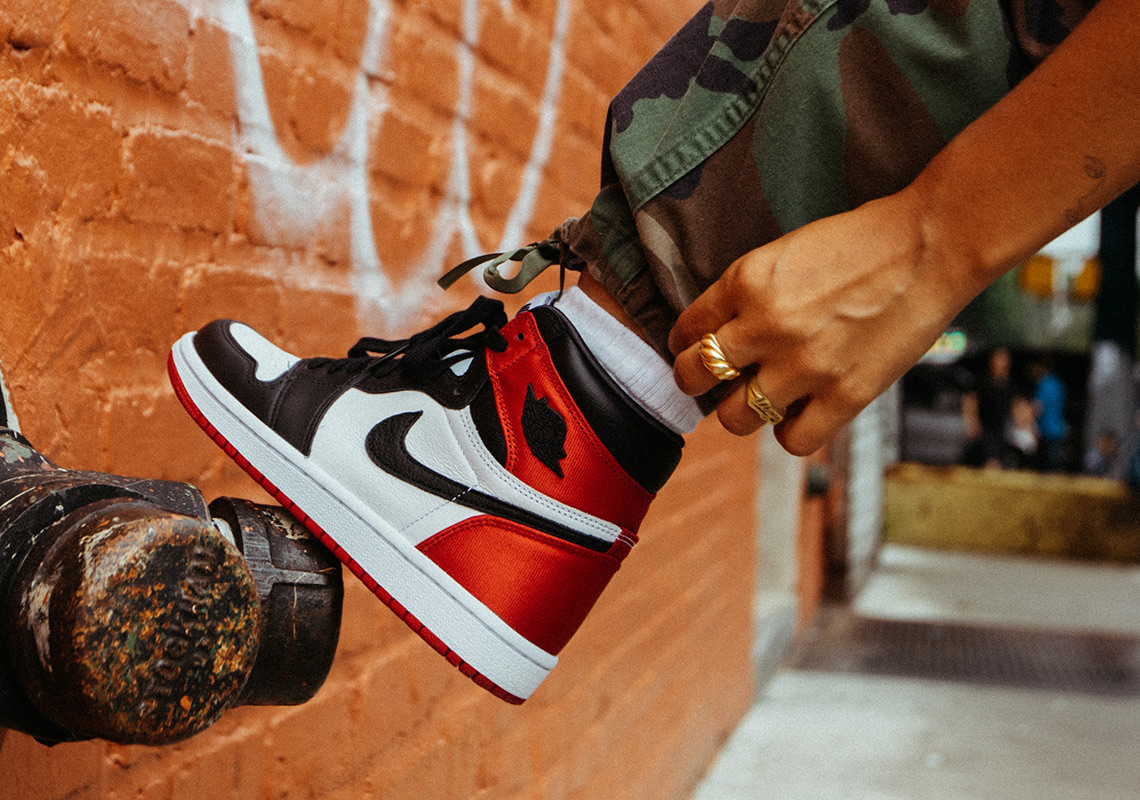Jordan 1 Satin Black Toe Release Info | SneakerNews.com
