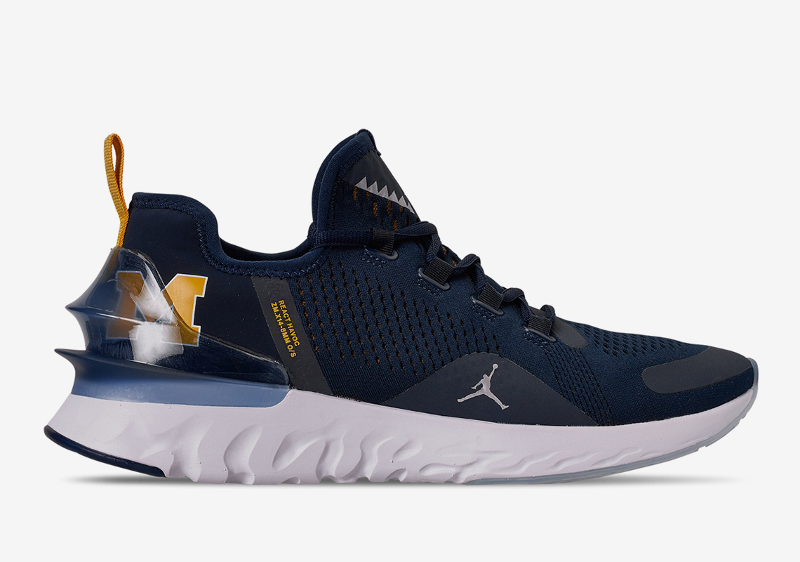 The Jordan React Havoc Appears In A Michigan Wolverines Colorway