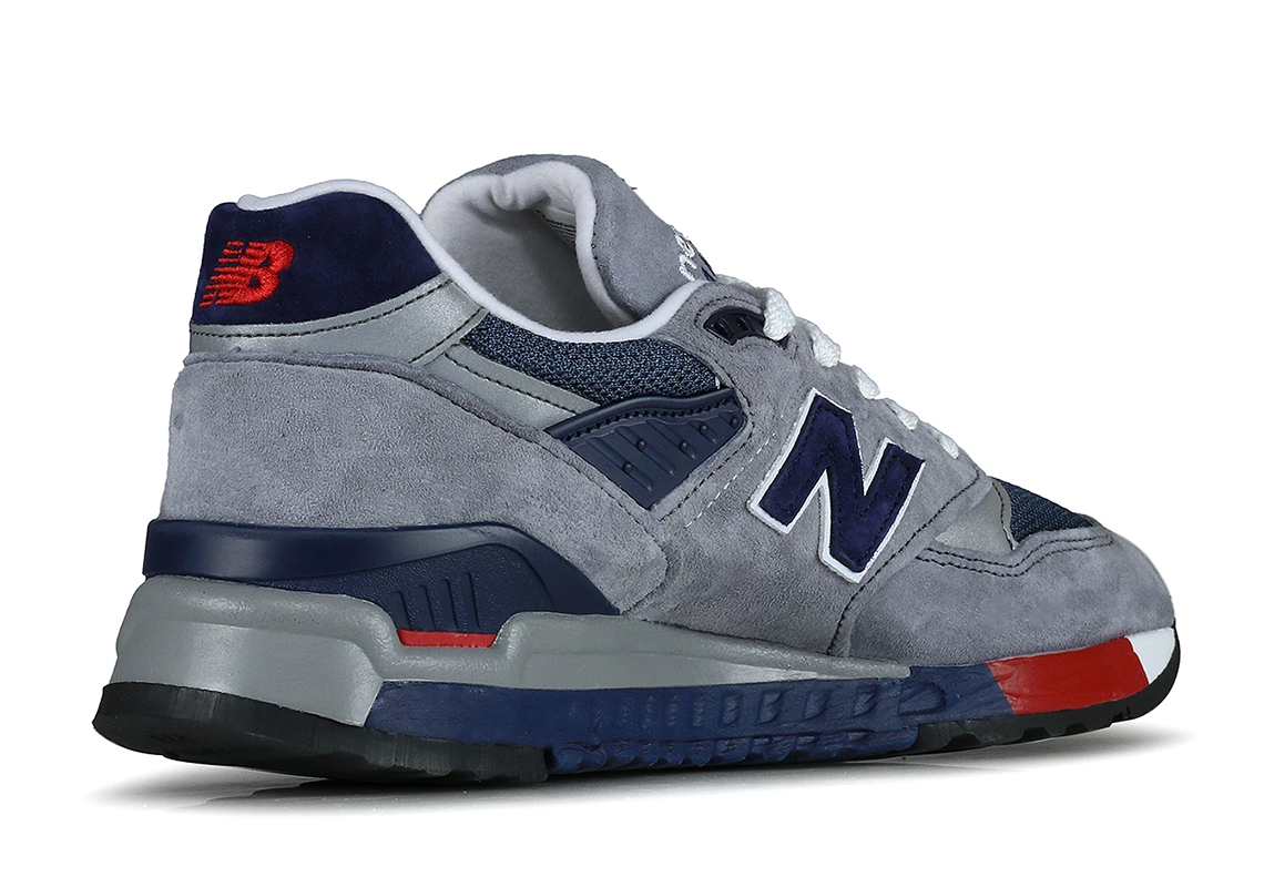 New Balance 998 Made In Us Grey Navy Red 1