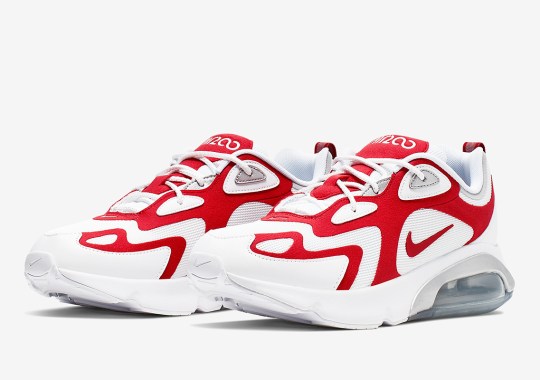 The Nike Air Max 200 Releases In A Familiar “University Red”