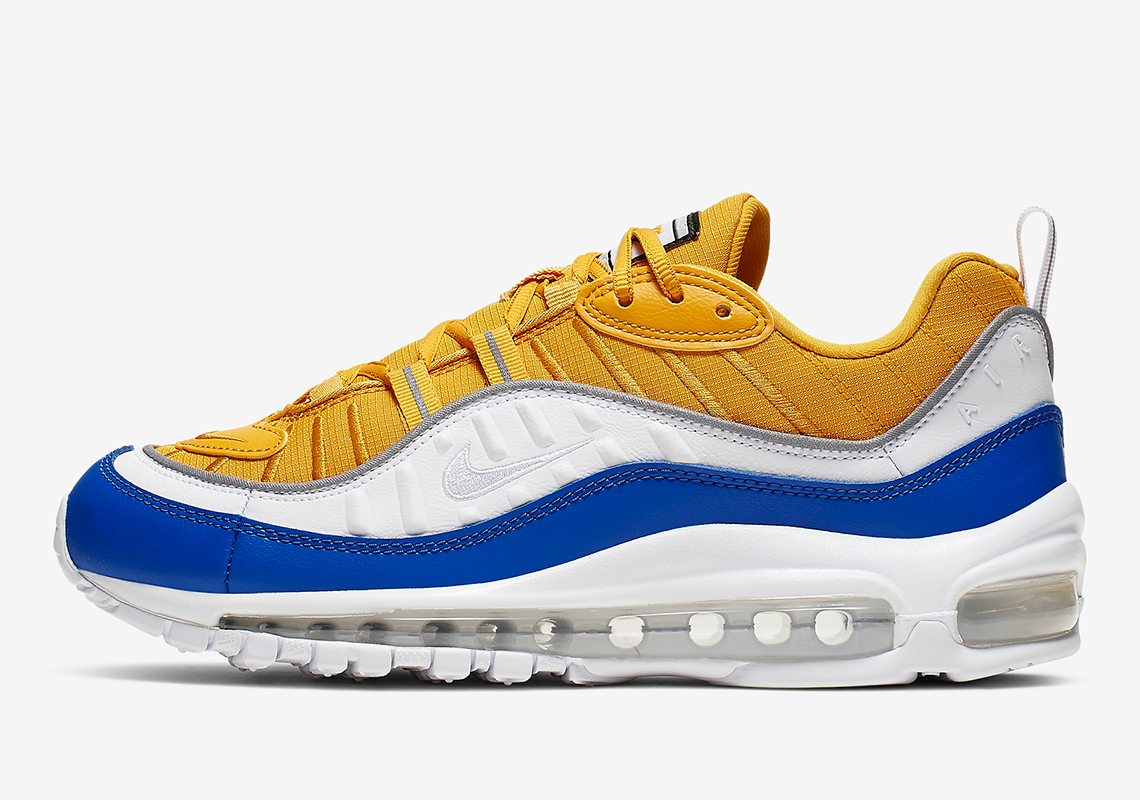 Nike Air Max 98 Yellow Blue Release | SneakerNews.com