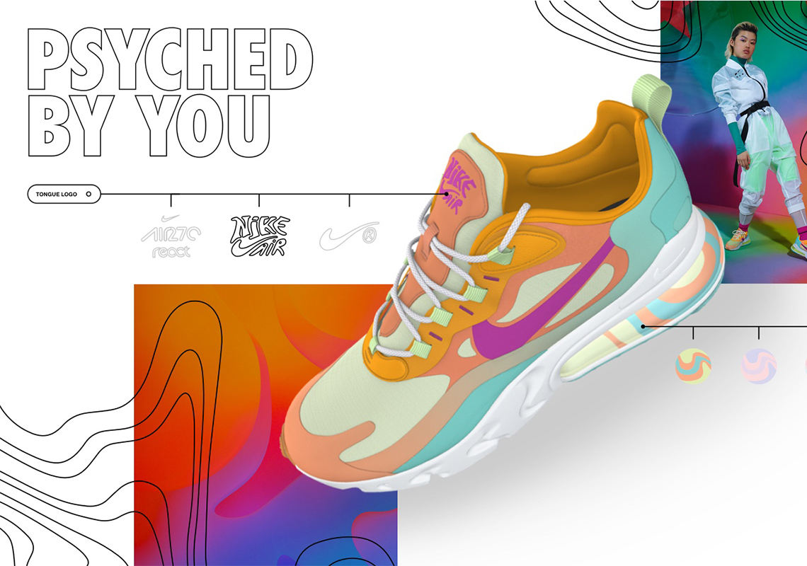 Nike By You Adds Psychedelic Design Options For The "Psyched By You" Collection