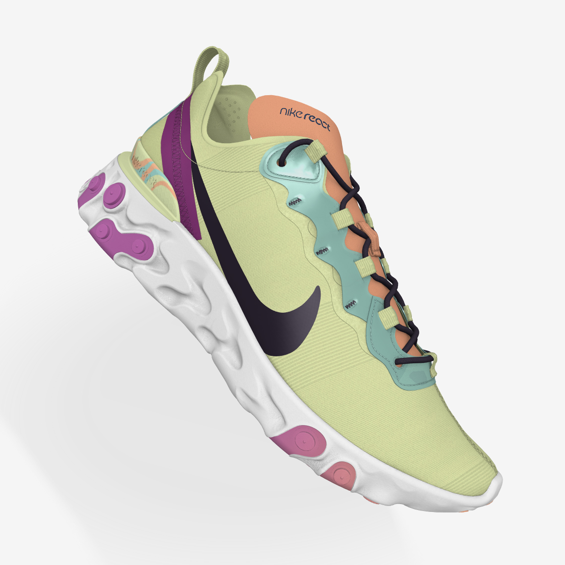 Nike By You React Element 55 Psyched By You