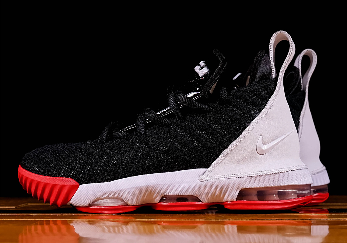 Nike LeBron 16 Bred Kids AQ2465-106 