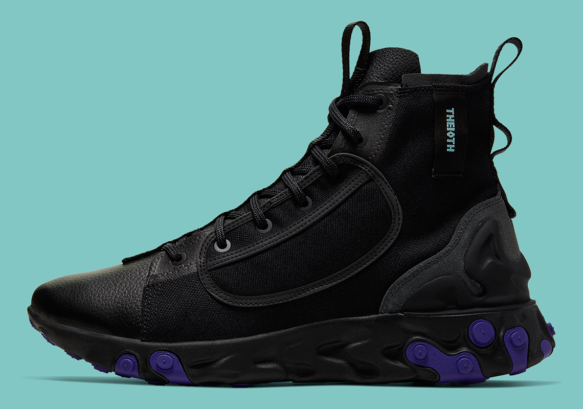 The Nike React Ianga High-Top Gets A Triple Black Makeover