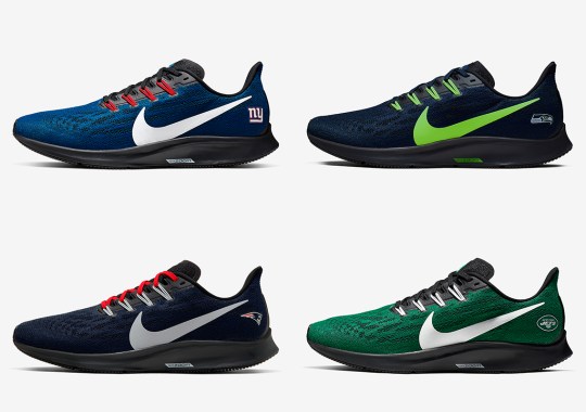 Your Favorite NFL Team Will Adorn The Nike Zoom Pegasus 36