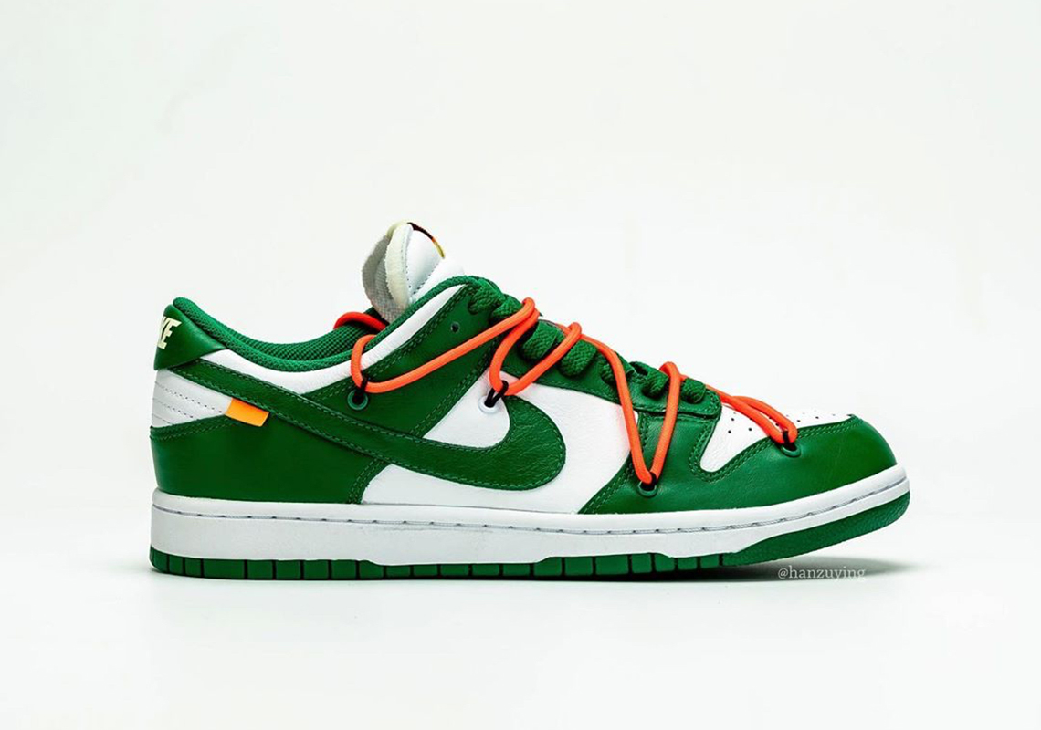 Off-White Nike Dunk Low Pine Green CT0856-100 Release Info ...