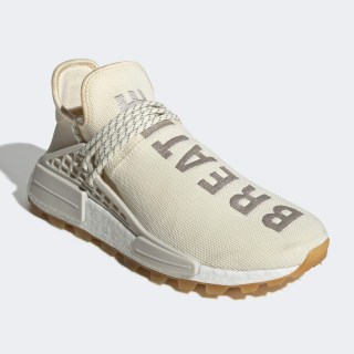 Pharrell adidas NMD Hu TR Cream White EG7737 | SneakerNews.com