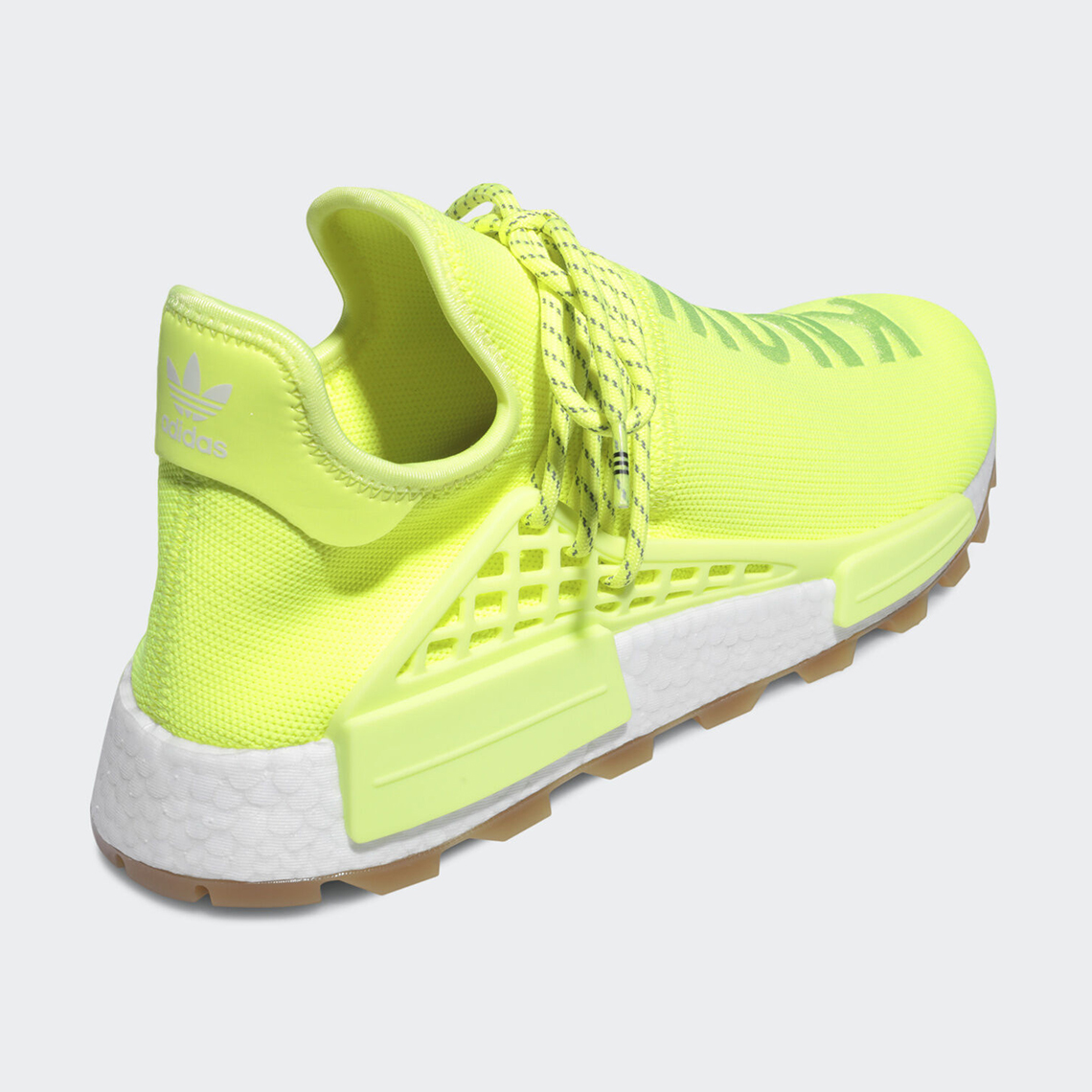 Pharrell adidas NMD Hu Trail Know/Soul Neon EF2335 | SneakerNews.com