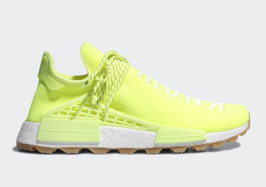 Pharrell’s adidas NMD Hu Trail “Know/Soul” Is Flooded In Neon
