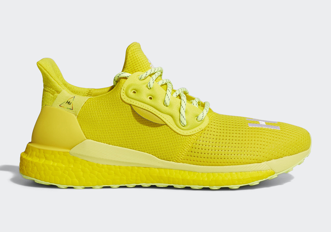 Pharrell Adidas Solarhu Yellow Ef2379
