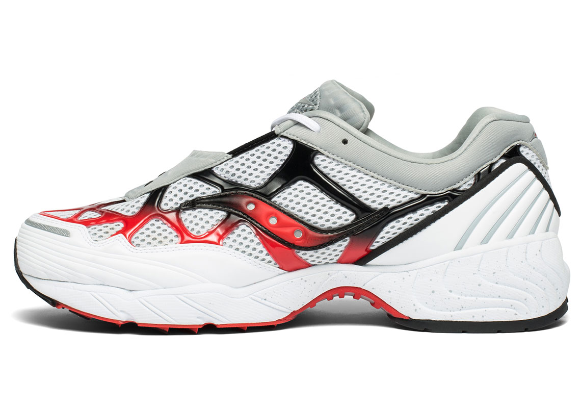 Saucony Grid Web Grey Red White 5