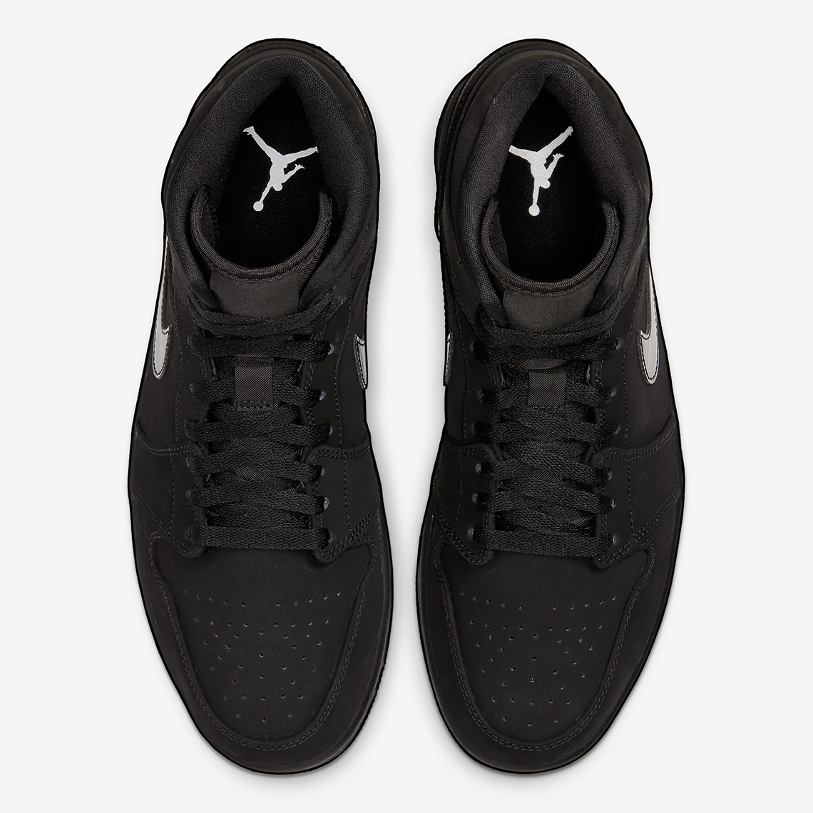 Air Jordan 1 Mid Black 554724-056 Release Info | SneakerNews.com