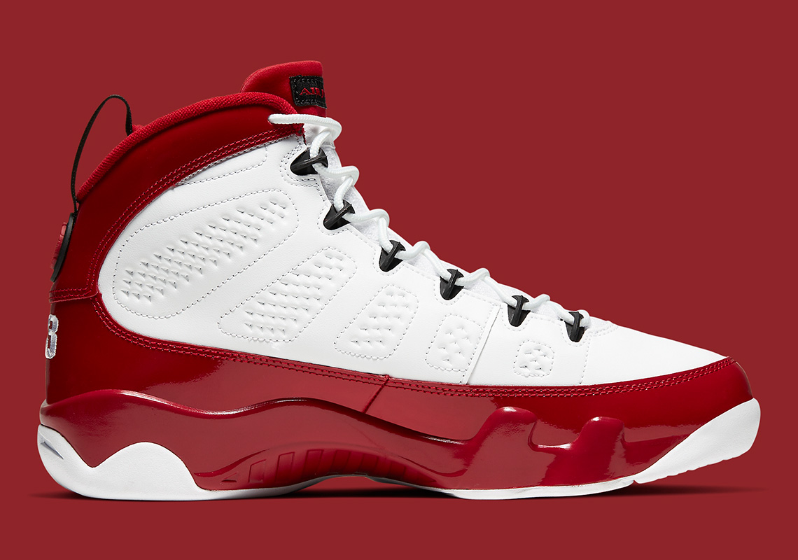 white gym red 9s