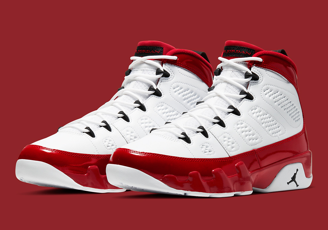 red and white jordan 9s release date