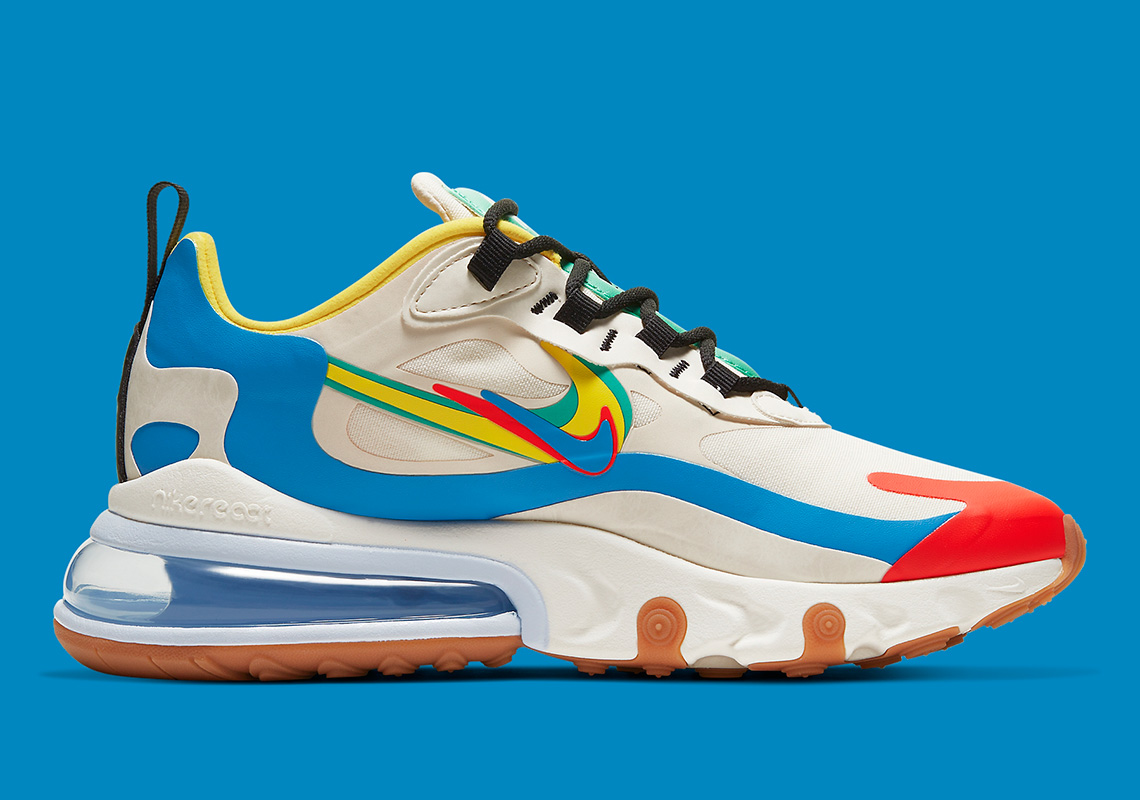 كتف تعاوني جليد nike 270 react rainbow 