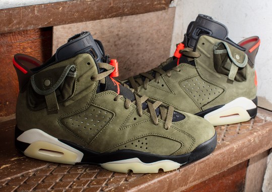 Travis Scott Adds Stow Pockets And Canvas To The Air Jordan 6