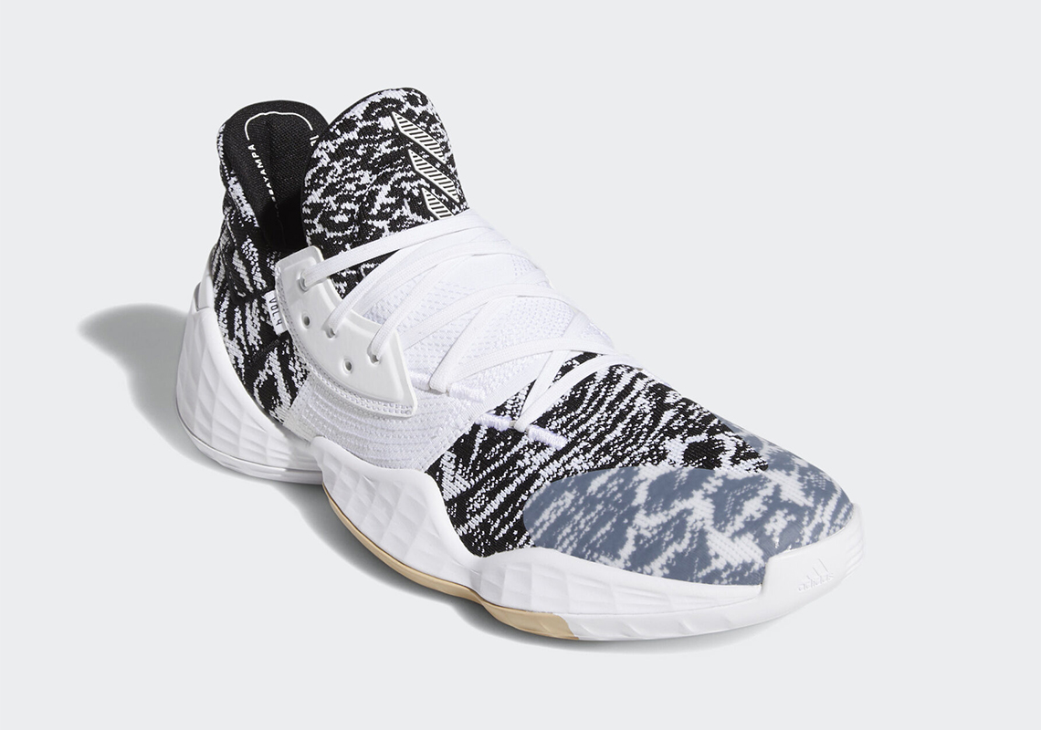 adidas Harden Vol. 4 White Black EF1260 | SneakerNews.com