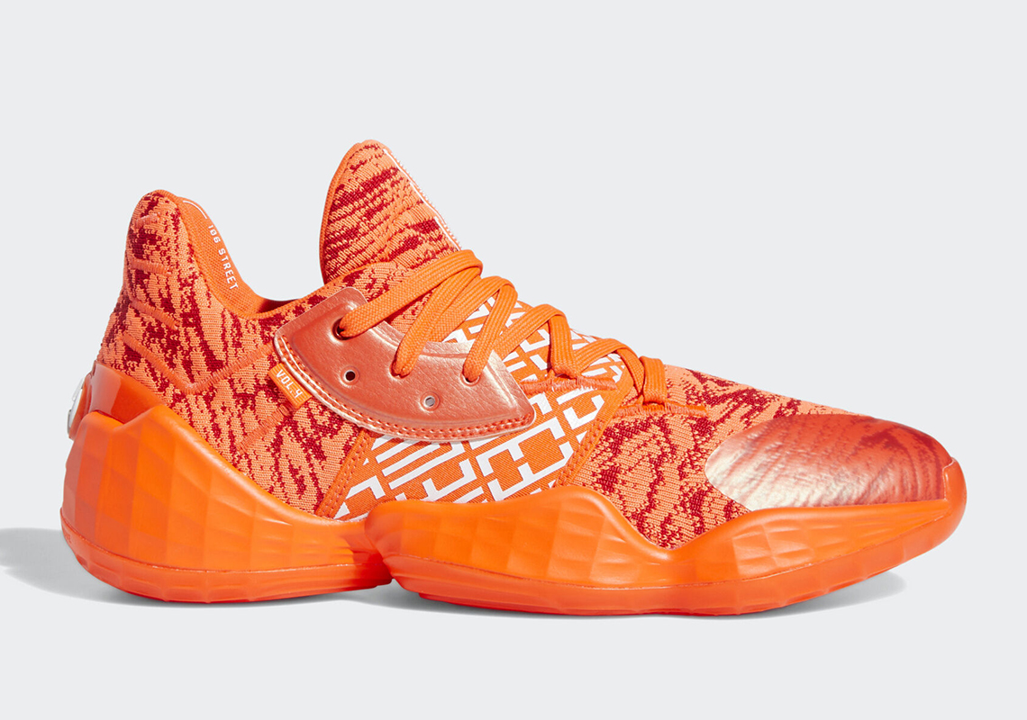 Adidas Harden Vol 4 Orange Eh2409 1