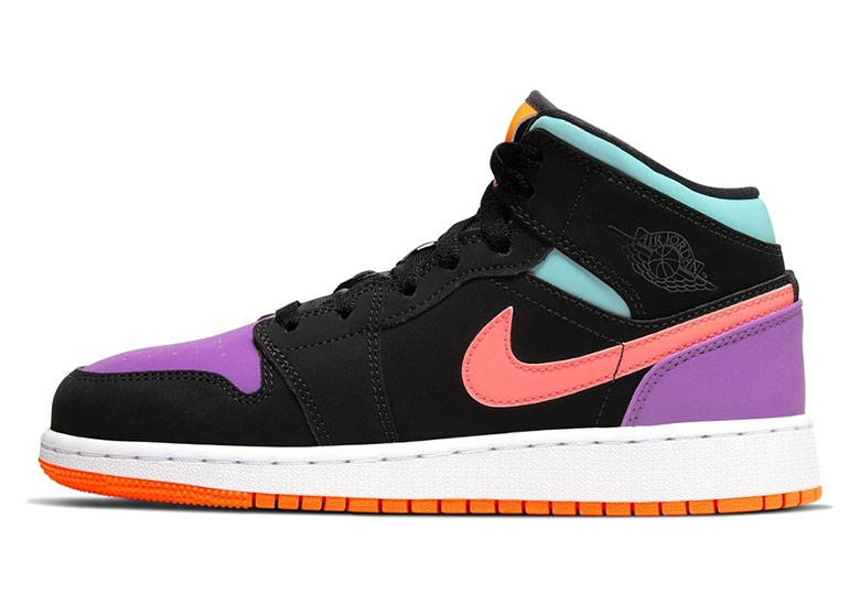 Jordan 1 Mid Multicolor GS Release Info 