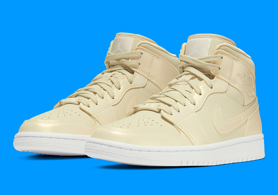 The Air Jordan 1 Mid Is Coming In A Buttery Yellow