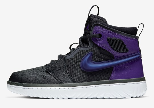 The Air Jordan 1 React Emerges In Black And Purple