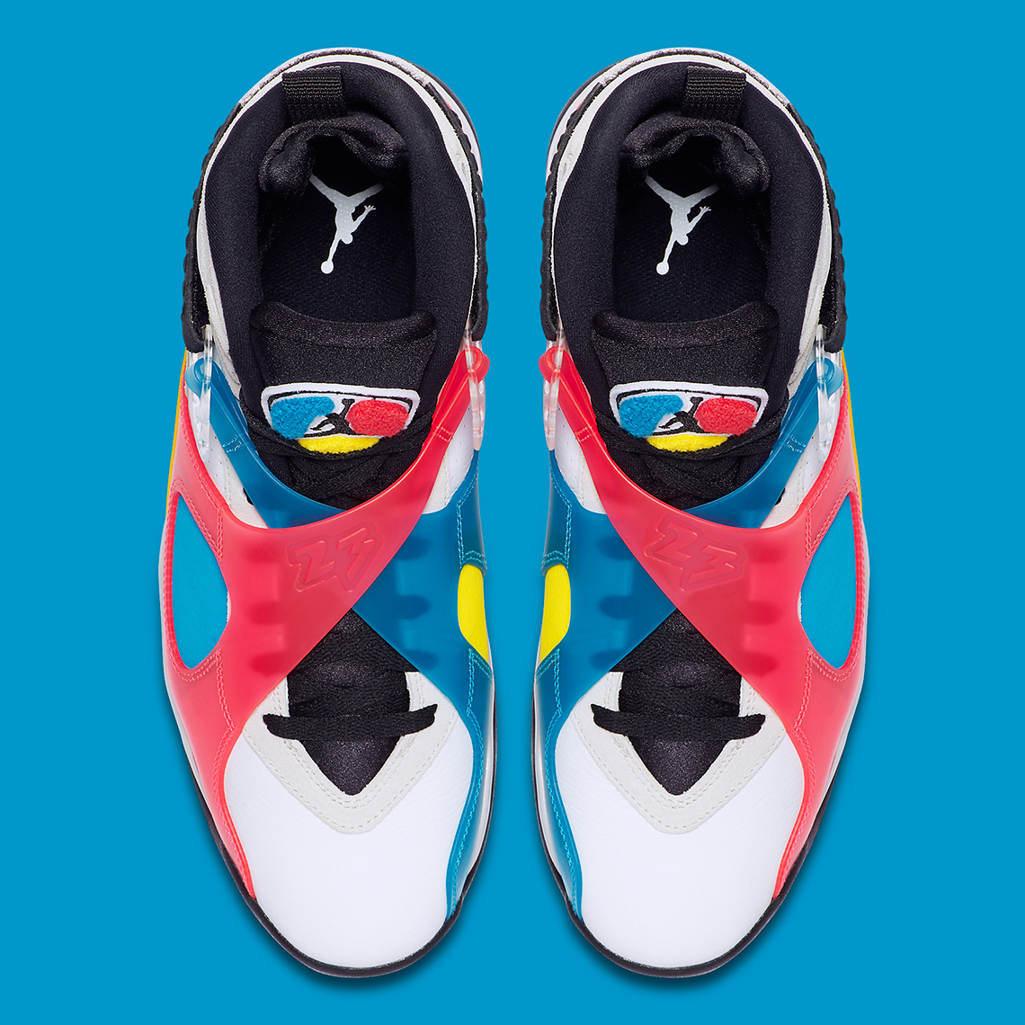 colorful jordan 8