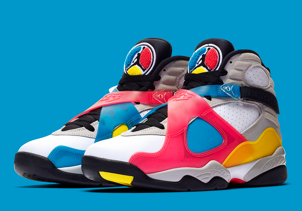 Jordan 8 Multi Color BQ7666-100 Release 