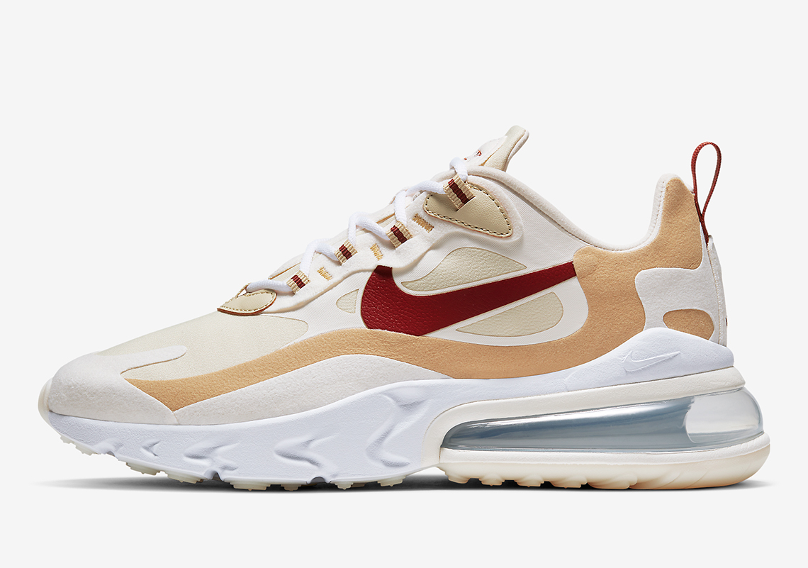 Nike Air Max 270 React Red Beige At6174 700