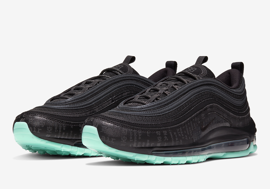 air max 97 black and teal