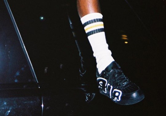 ASAP Rocky Shows Off The Cactus Plant Flea Market x Nike Air Force 1 In A Black Colorway