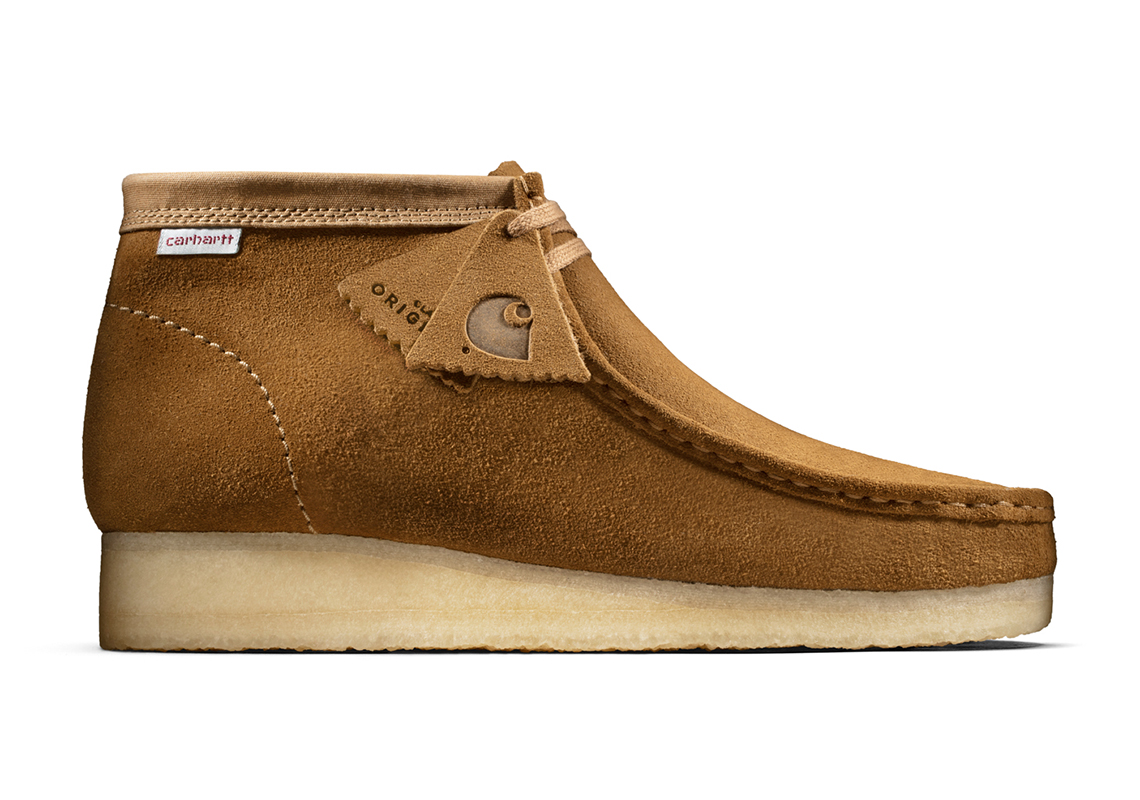 colorful clarks wallabees