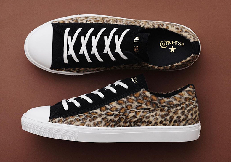 Converse Adds Faux Leopard Fur To The All Star Coupe