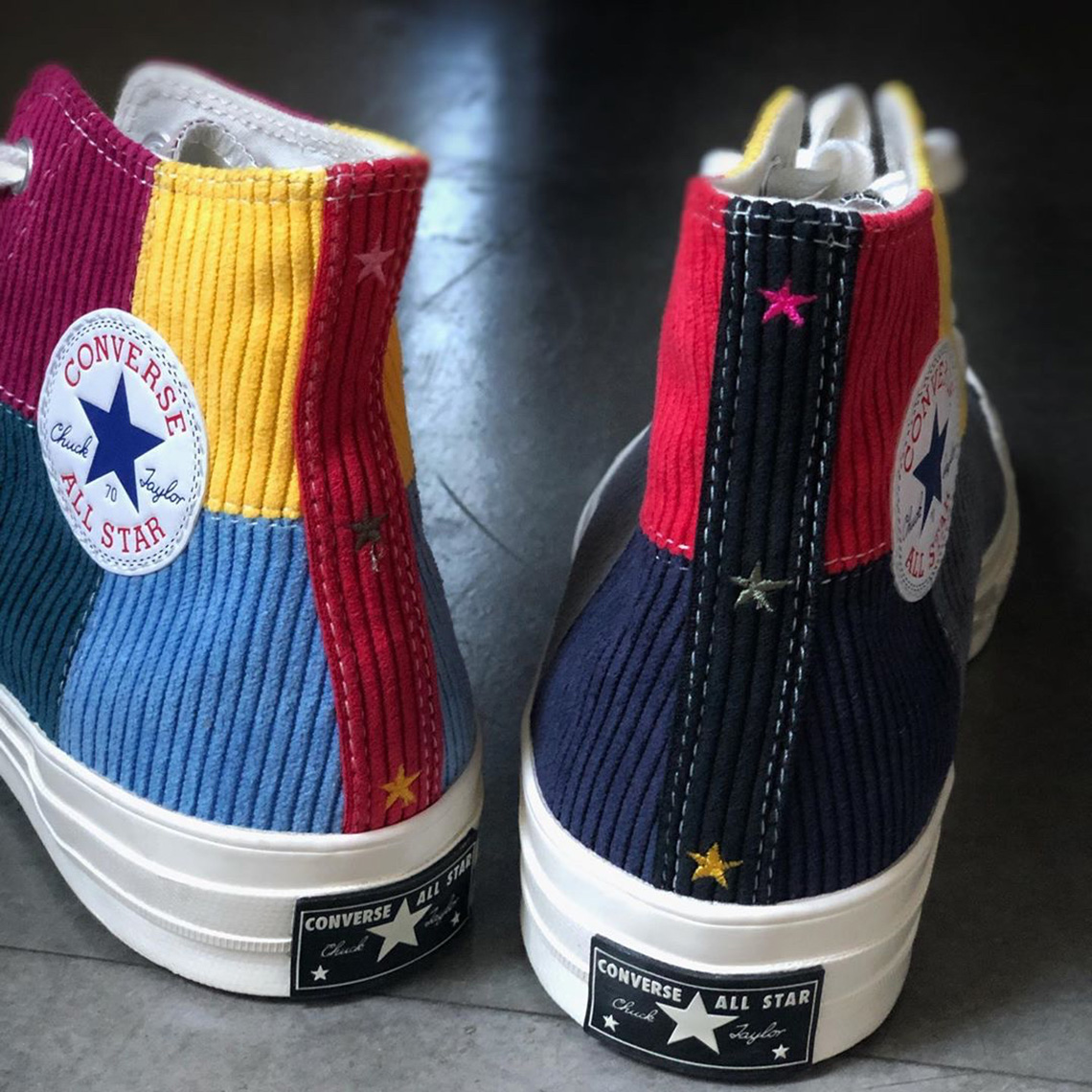 converse 70 patchwork corduroy