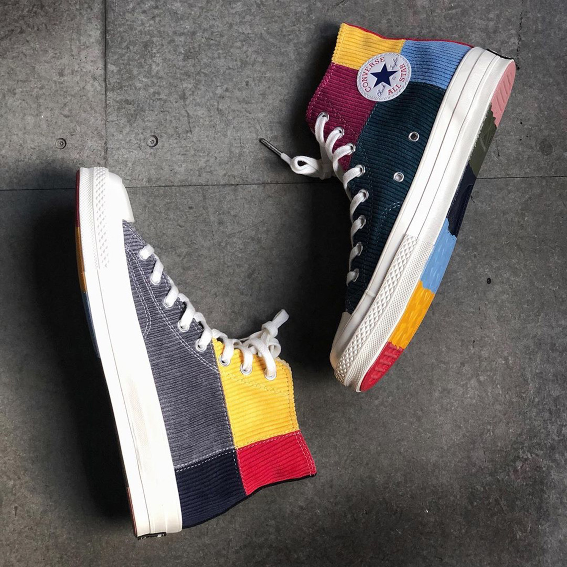 Converse x 70 best sale x offspring velours patchwork