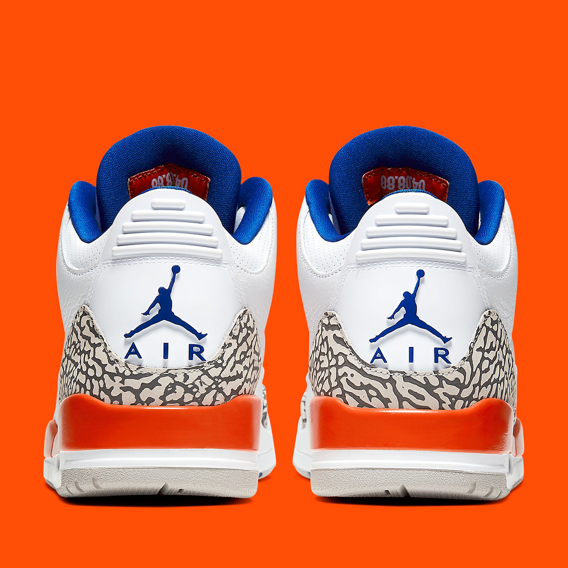 Jordan 3 Knicks Orange/Blue - Store 