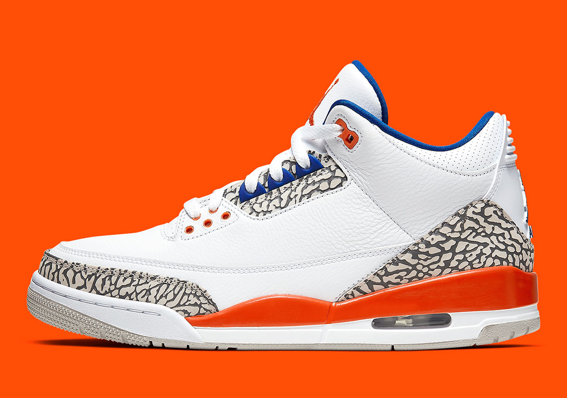 Jordan 3 Knicks Orange/Blue - Store 