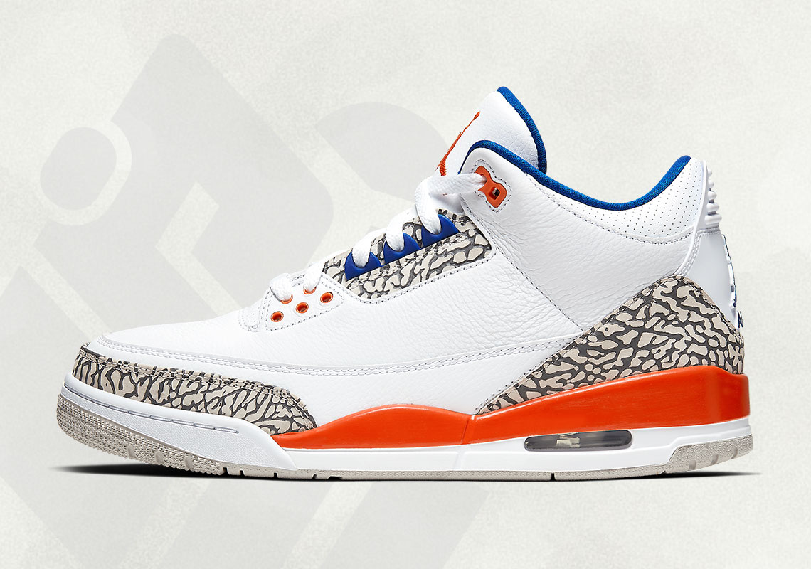 Jordan 3 Knicks Orange/Blue - Store 